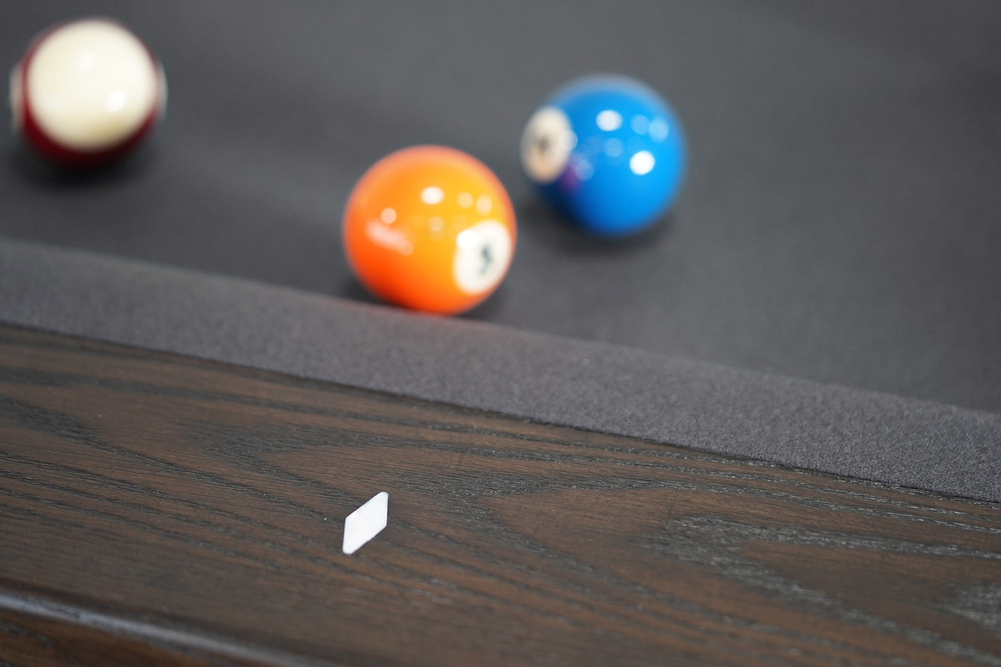 KAI Slate Pool Table - Waxed Brown Finish