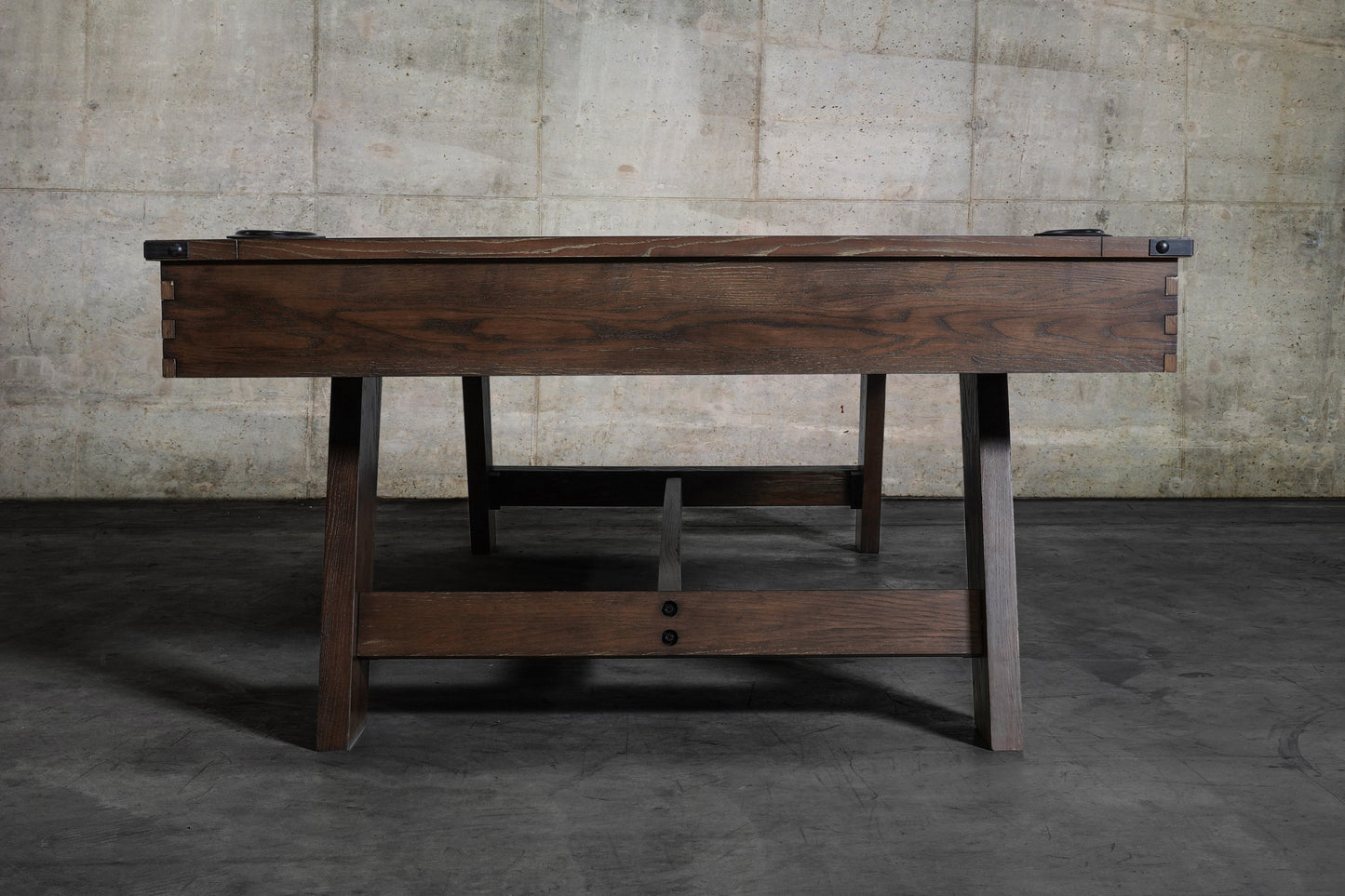 Hunter Slate Pool Table - Wood Leg - Brushed Walnut