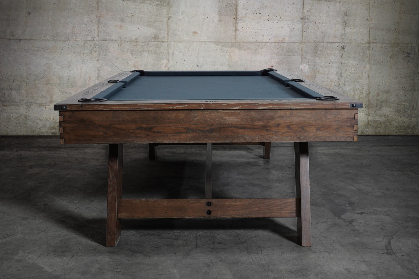 Hunter Slate Pool Table - Wood Leg - Brushed Walnut