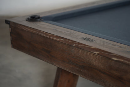 Hunter Slate Pool Table - Wood Leg - Brushed Walnut