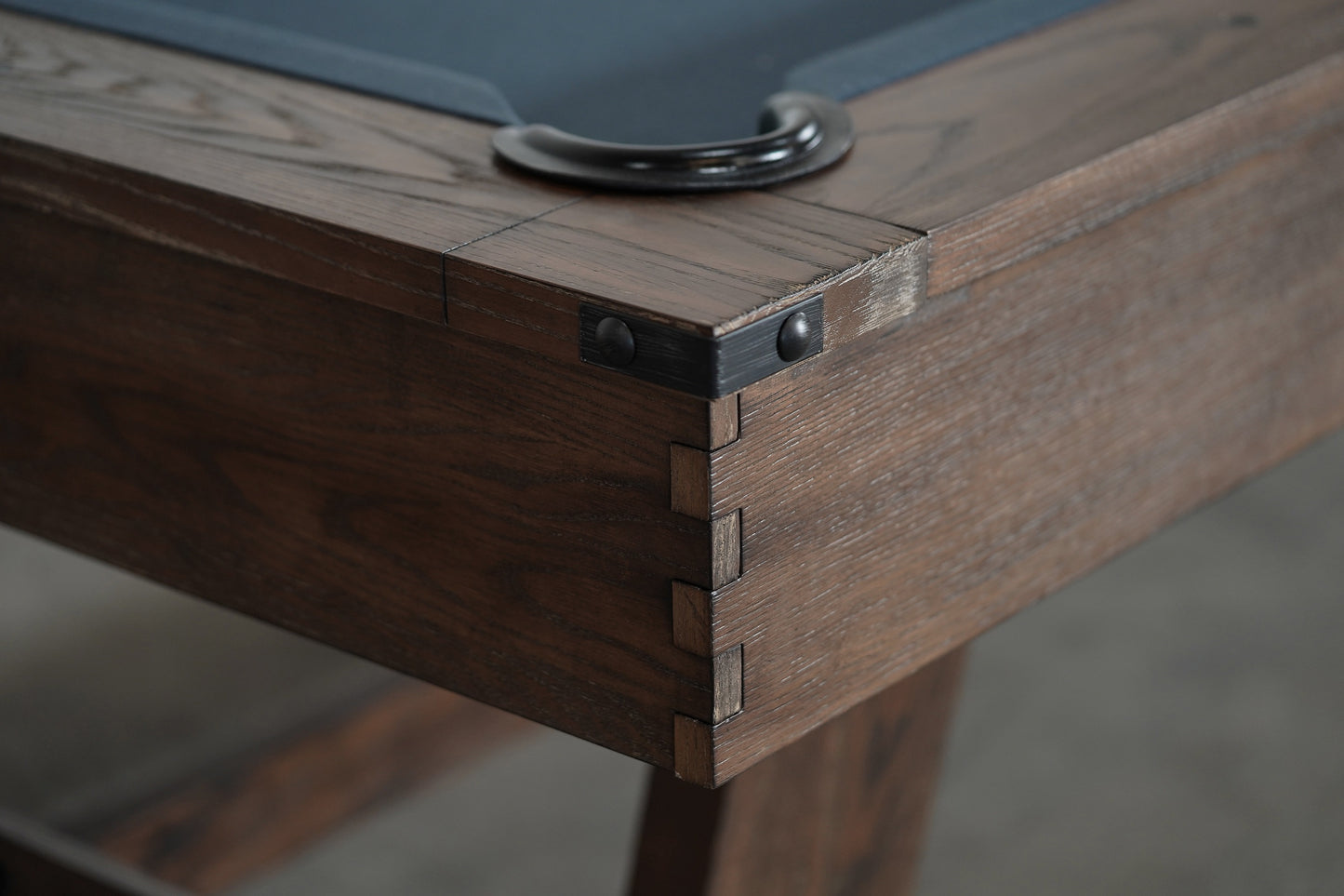 Hunter Slate Pool Table - Wood Leg - Brushed Walnut
