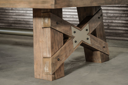 Georgia Slate Pool Table - Weathered Natural Finish