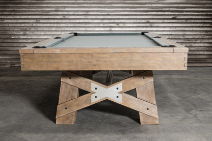 Georgia Slate Pool Table - Weathered Natural Finish