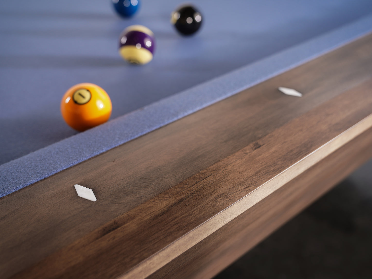 Desyn Slate Pool Table - Gray Walnut Finish