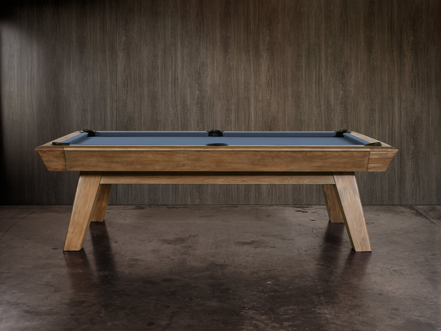 Desyn Slate Pool Table - Gray Walnut Finish