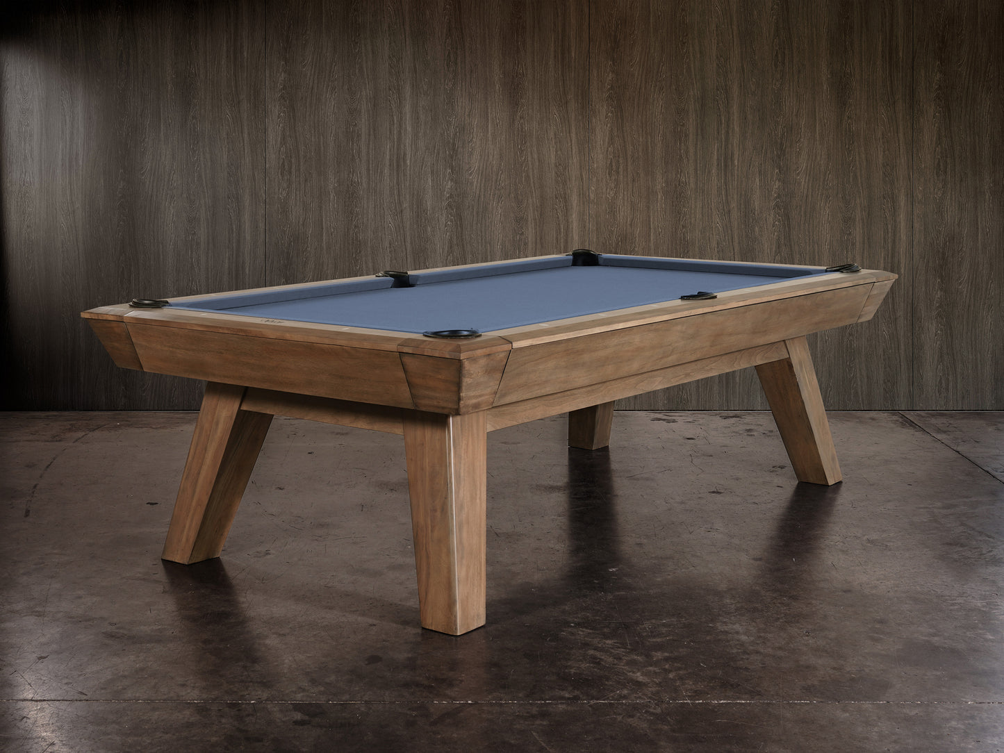Desyn Slate Pool Table - Gray Walnut Finish