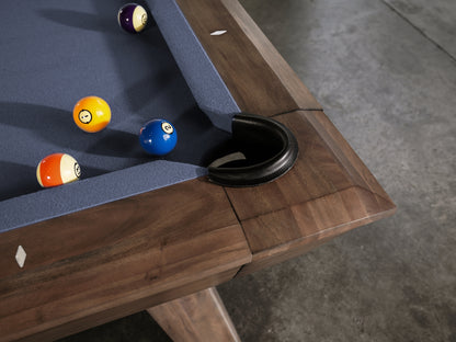 Desyn Slate Pool Table - Gray Walnut Finish