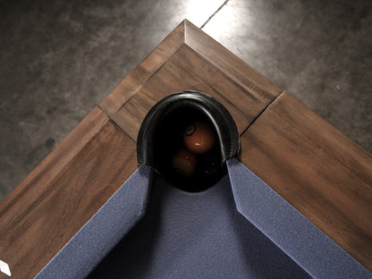 Desyn Slate Pool Table - Gray Walnut Finish