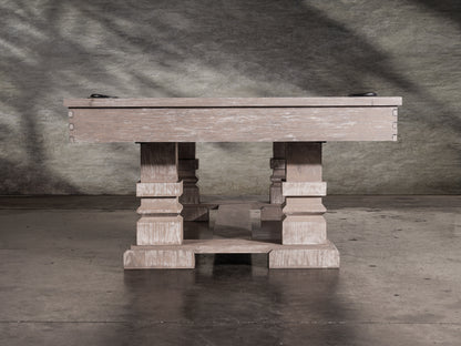 Huck Slate Pool Table - Gray White Oak Finish