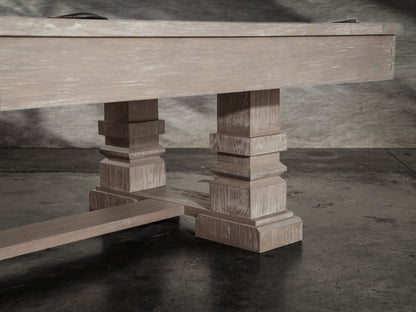 Huck Slate Pool Table - Gray White Oak Finish