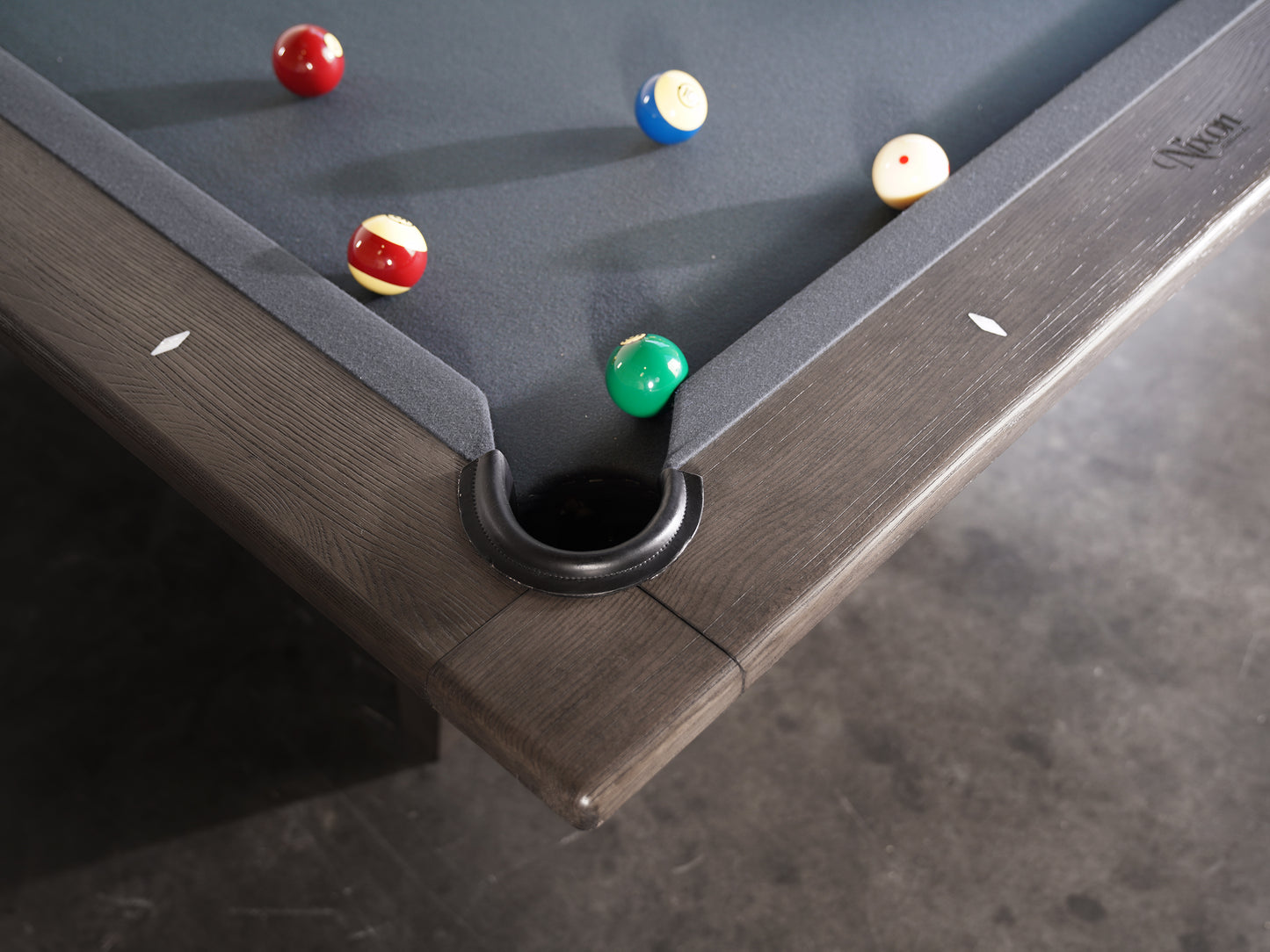 KAI Slate Pool Table - Grayson Gray Finish