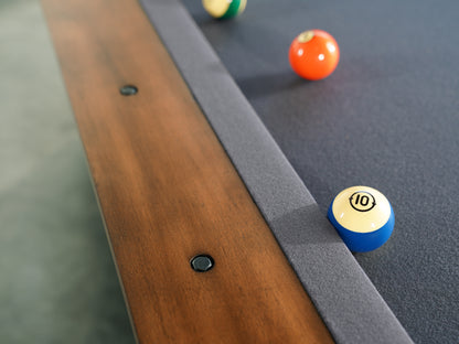 Presli Slate Pool Table - Native Acacia Finish