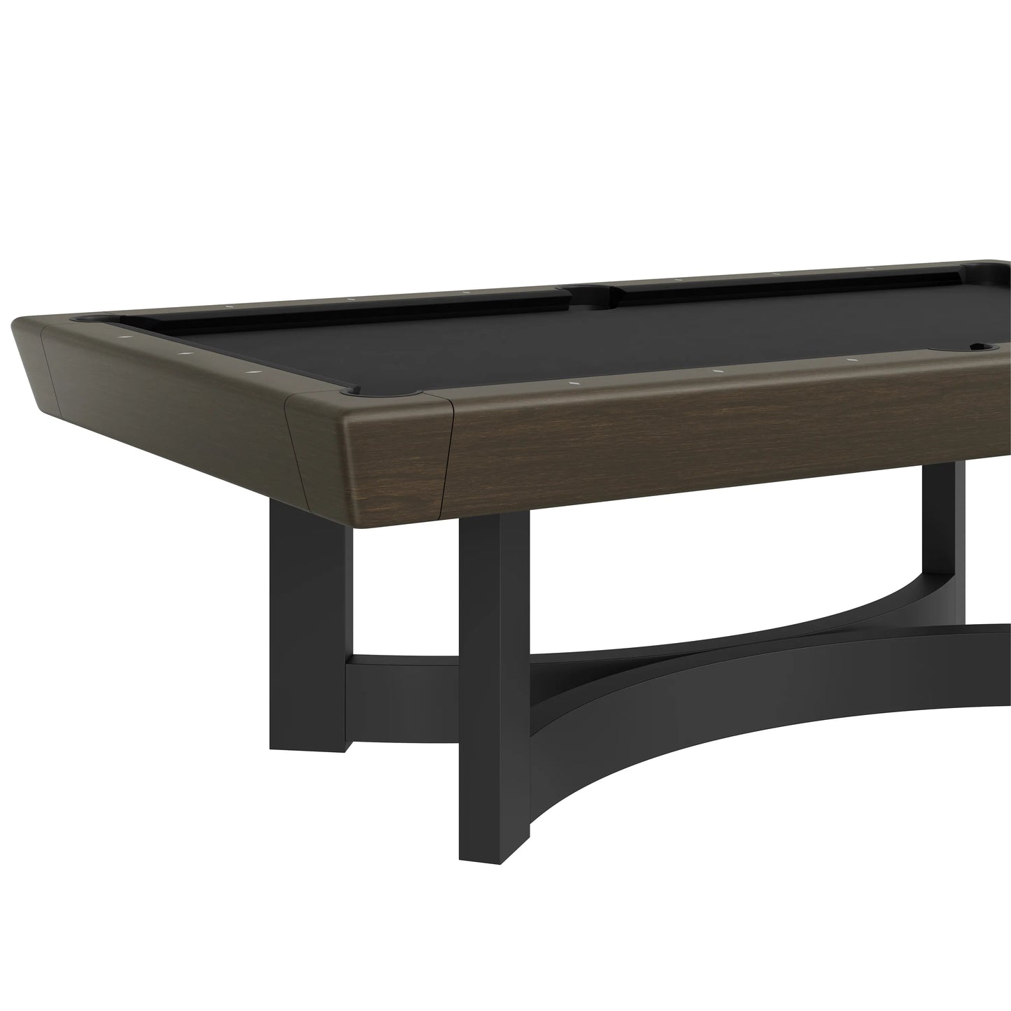 Novato Wood Pool Table - Brushed Walnut Finish