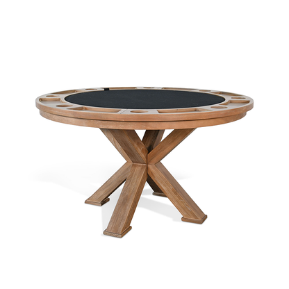 Empire USA Chic Poker Table - Oak Finish