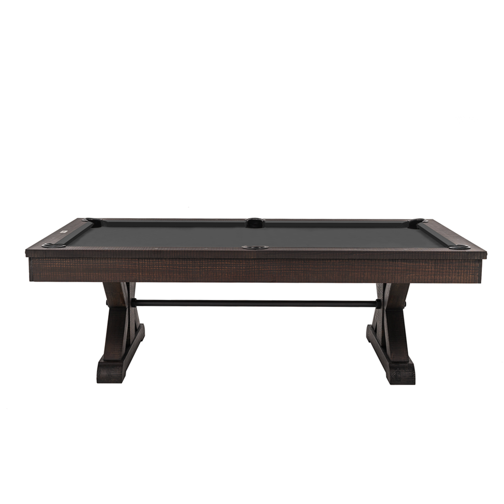 Otis Wood Pool Table - Smokehouse Finish