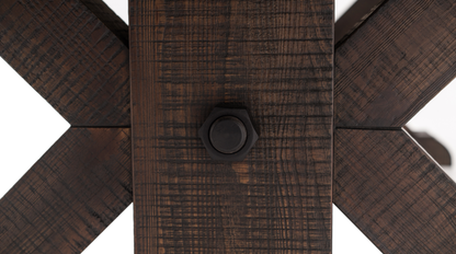 Otis Wood Pool Table - Smokehouse Finish
