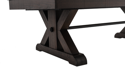 Otis Wood Pool Table - Smokehouse Finish