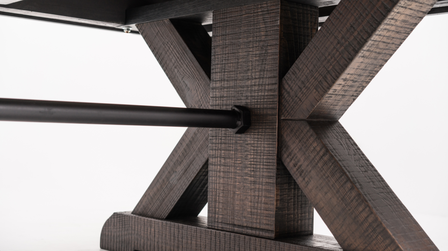 Otis Wood Pool Table - Smokehouse Finish