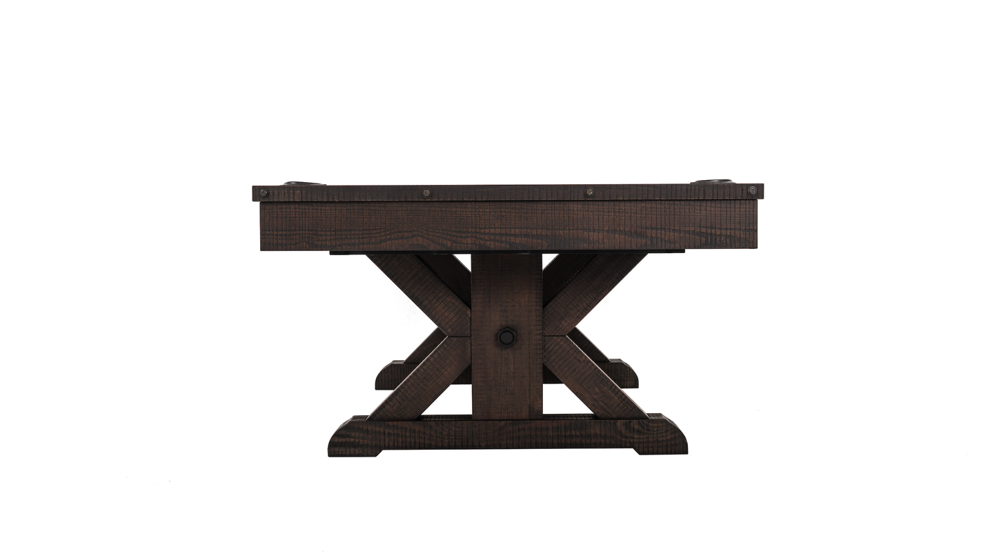 Otis Wood Pool Table - Smokehouse Finish