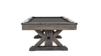Otis Wood Pool Table - Weathered Grey Finish