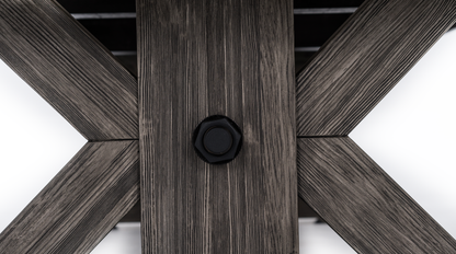 Otis Wood Pool Table - Weathered Grey Finish