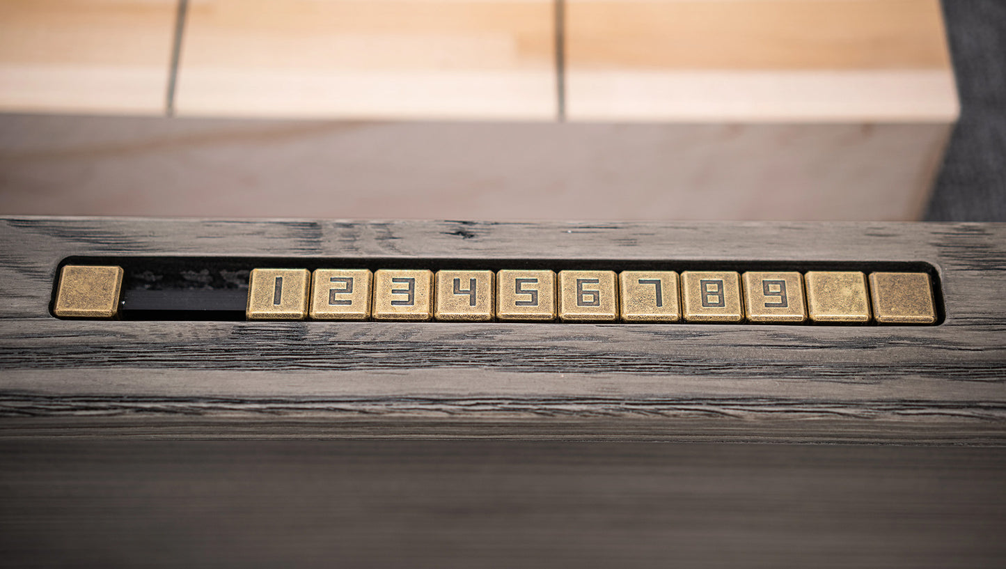 Otis Shuffleboard Table - Weathered Grey