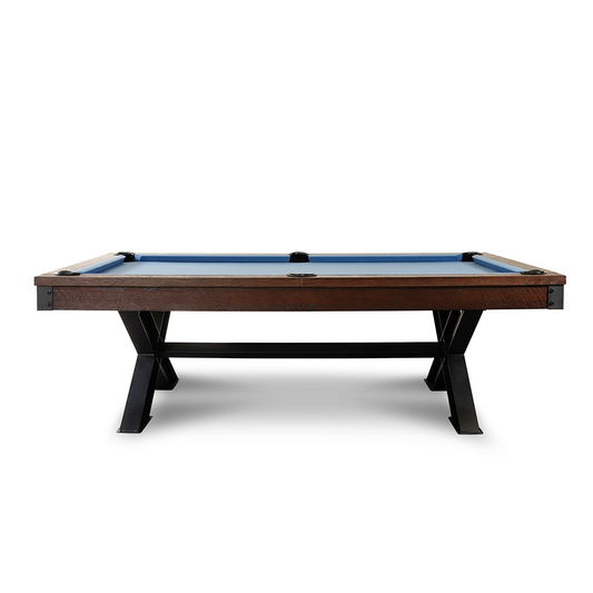 Portland Slate Pool Table - Antique Brown Finish