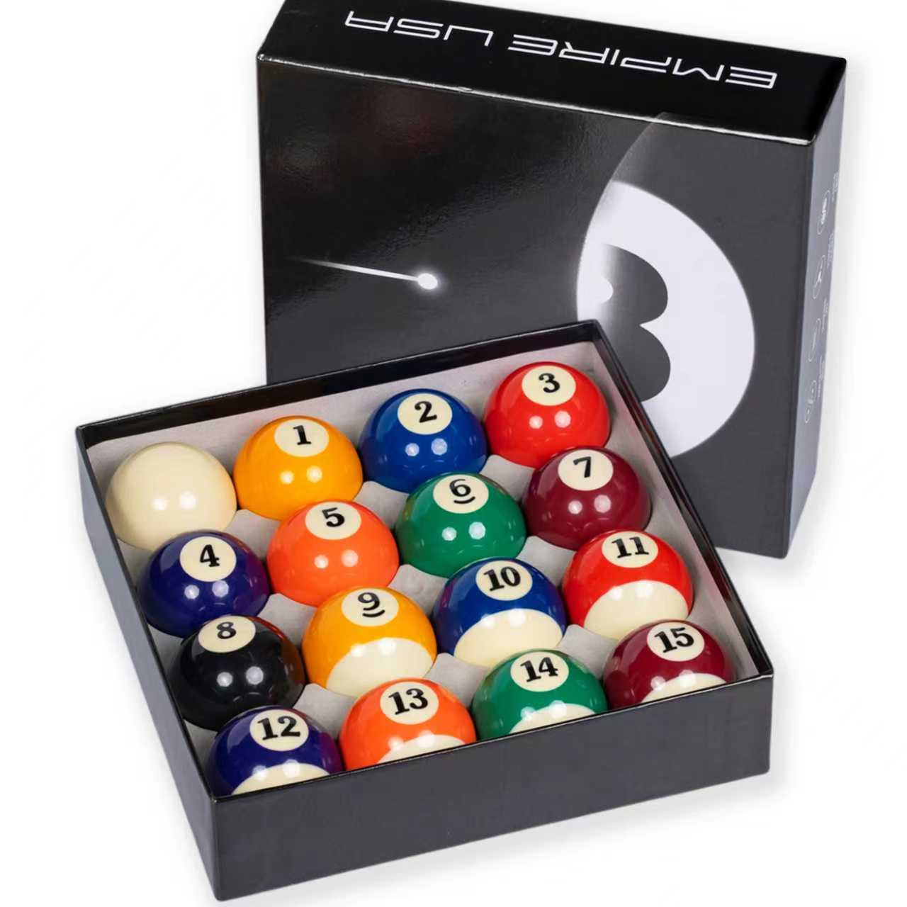 Empire USA Billiard Economy Ball Set, 2.25-Inch