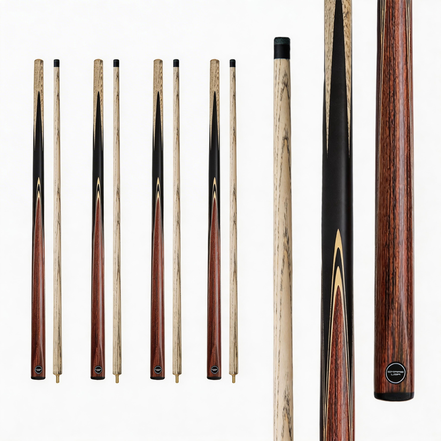 Empire USA - White Wood Portable Two - Piece Design