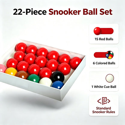 Empire USA British Snooker Ball Set, 2 1/16-Inch