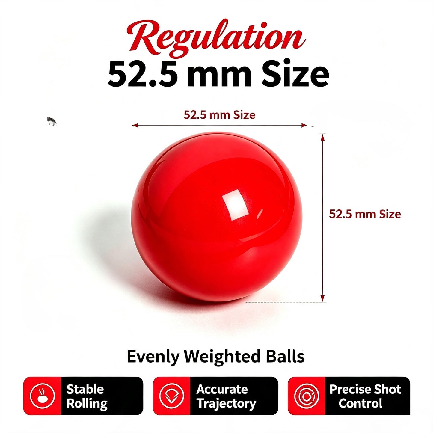 Empire USA British Snooker Ball Set, 2 1/16-Inch