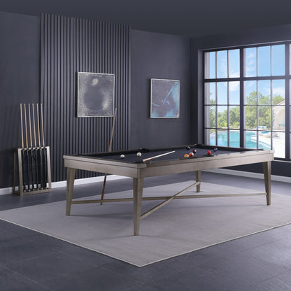 Saxon Steel Slate Pool Table - Gunmetal Grey Finish