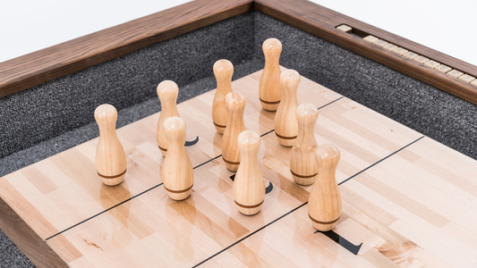 Plank & Hide - Shuffleboard Bowling Pin Set