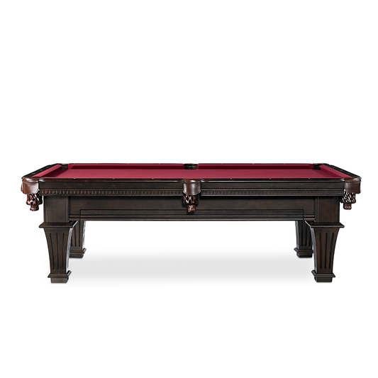 Talbot Wood Pool Table with Drawer - Mocha Finish