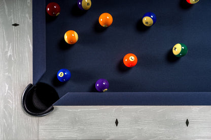 Vancouver Slate Pool Table - White Wash Finish