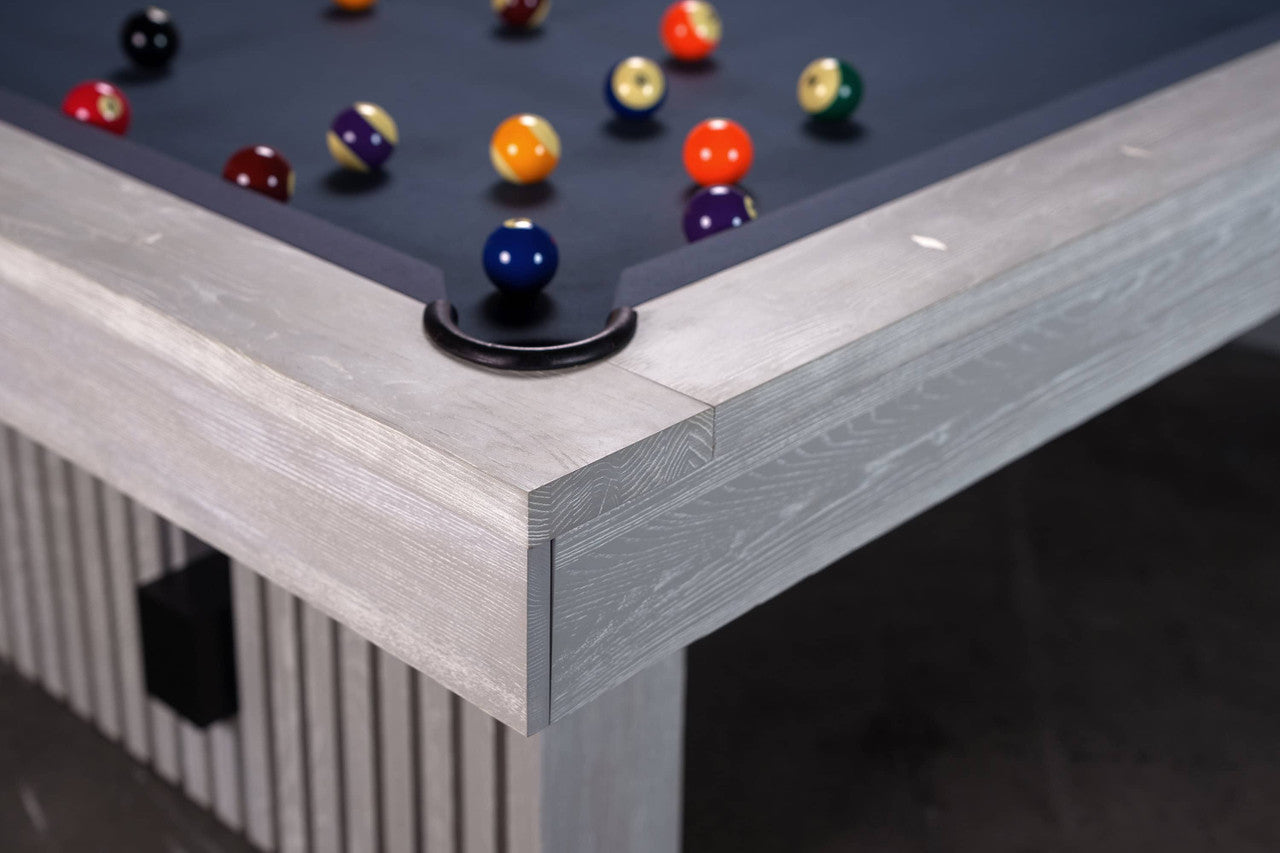 Vancouver Slate Pool Table - White Wash Finish