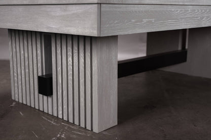 Vancouver Slate Pool Table - White Wash Finish