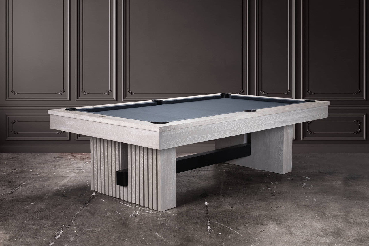Vancouver Slate Pool Table - White Wash Finish