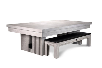 Vancouver Slate Pool Table - White Wash Finish