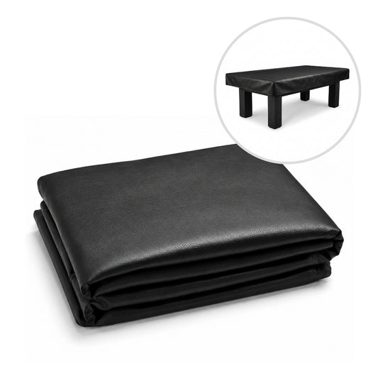 Empire USA Billiard Table Leatherette Cover - (Midnight Black, fitted)