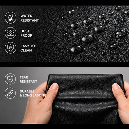 Empire USA Billiard Table Leatherette Cover - (Midnight Black, fitted)