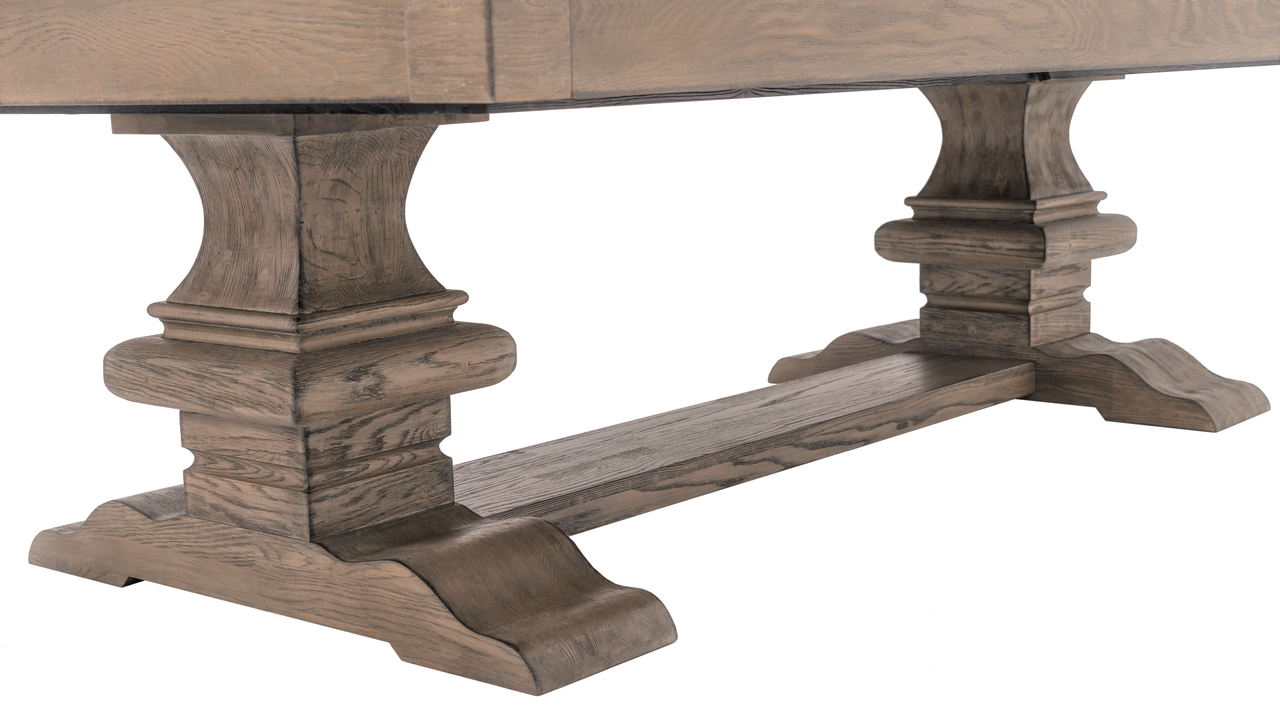 Beaumont Wool Pool Table - Silvered Ash Finish
