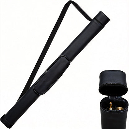 Empire USA - Billiard Pool Cue Hard Case, Holder for 1/2 Cue