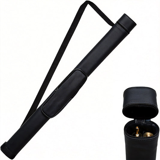 Empire USA - Billiard Pool Cue Hard Case, Holder for 1/2 Cue