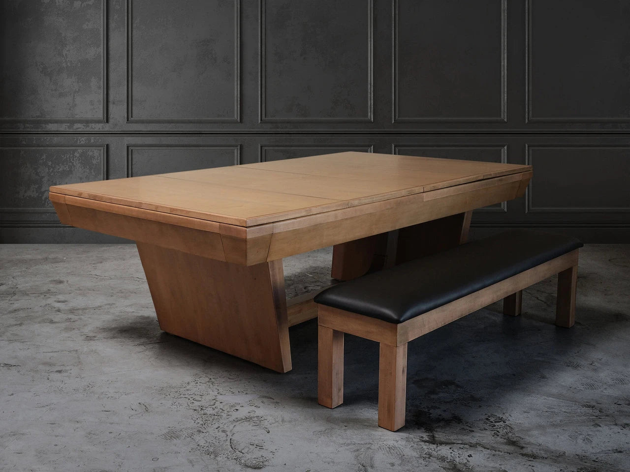 KACI Pool Table - Glazed Maple Finish