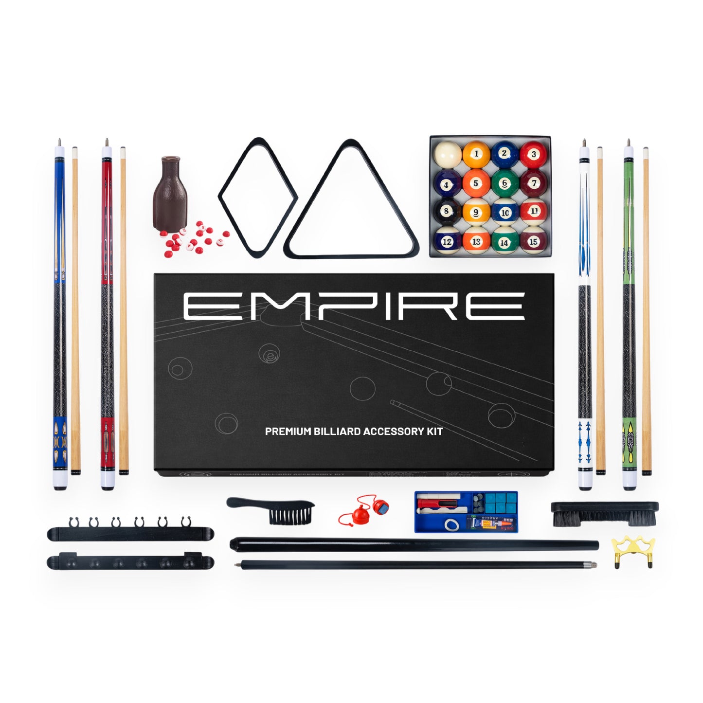 Empire 32 Piece Billiard Accessory Kit