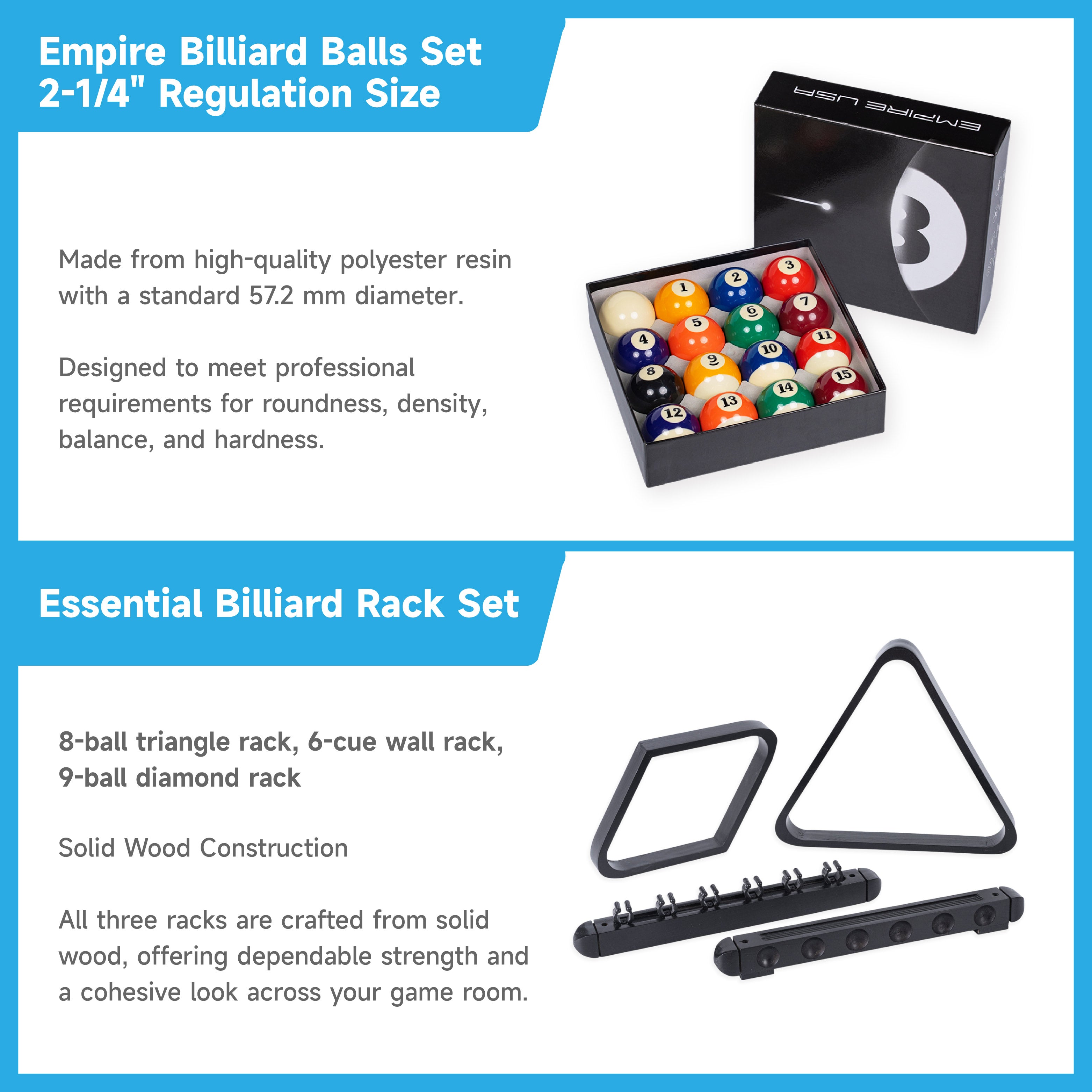 Empire USA Billiard Accessory Kit - Thumbnail 4
