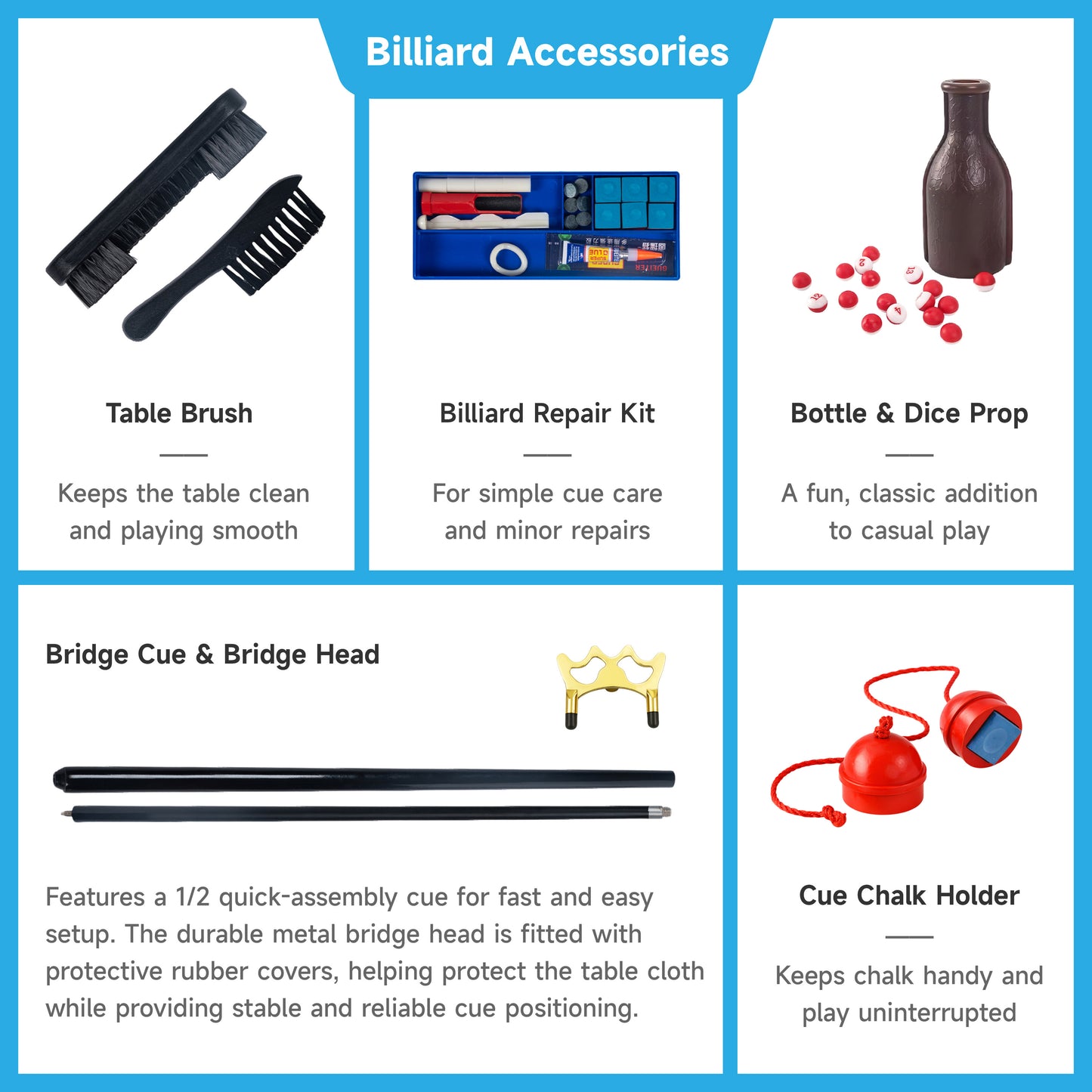 Empire 32 Piece Billiard Accessory Kit