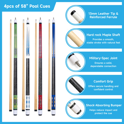 Empire 32 Piece Billiard Accessory Kit