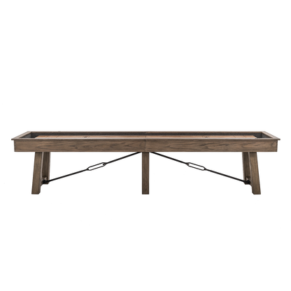 Isaac Shuffleboard Table - Silvered Oak / Ash finish